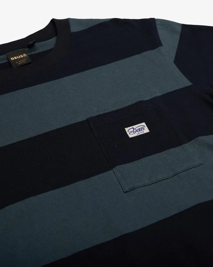 Bruce Stripe Tee Regular Fit 8211 Green Gables Men Deus Ex Machina Tees Bruce Stripe Tee Regular Fit 8211 Green Gables Men Deus Ex Machina Tees