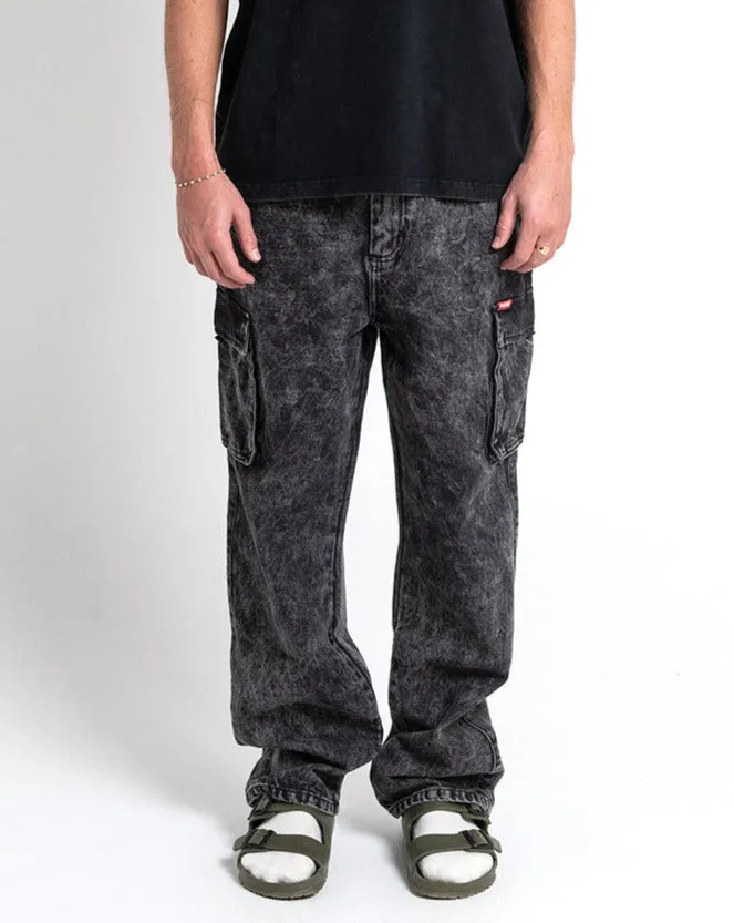 Burly Cargo Pant 8211 Mid Black Men Deus Ex Machina Pants