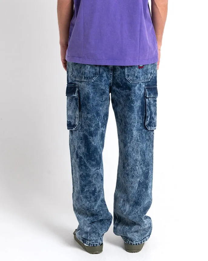 Burly Cargo Pant 8211 Mid Indigo Men Deus Ex Machina Pants Burly Cargo Pant 8211 Mid Indigo Men Deus Ex Machina Pants
