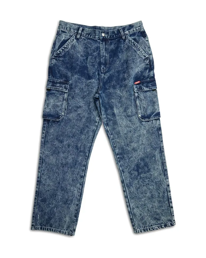 Burly Cargo Pant 8211 Mid Indigo Men Deus Ex Machina Pants Burly Cargo Pant 8211 Mid Indigo Men Deus Ex Machina Pants