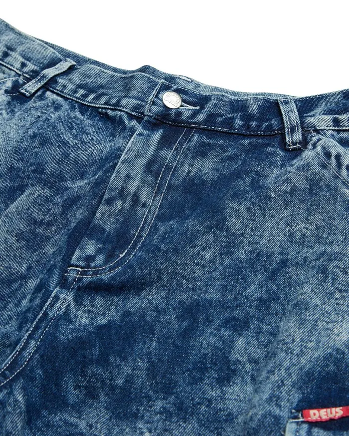Burly Cargo Pant 8211 Mid Indigo Men Deus Ex Machina Pants Burly Cargo Pant 8211 Mid Indigo Men Deus Ex Machina Pants