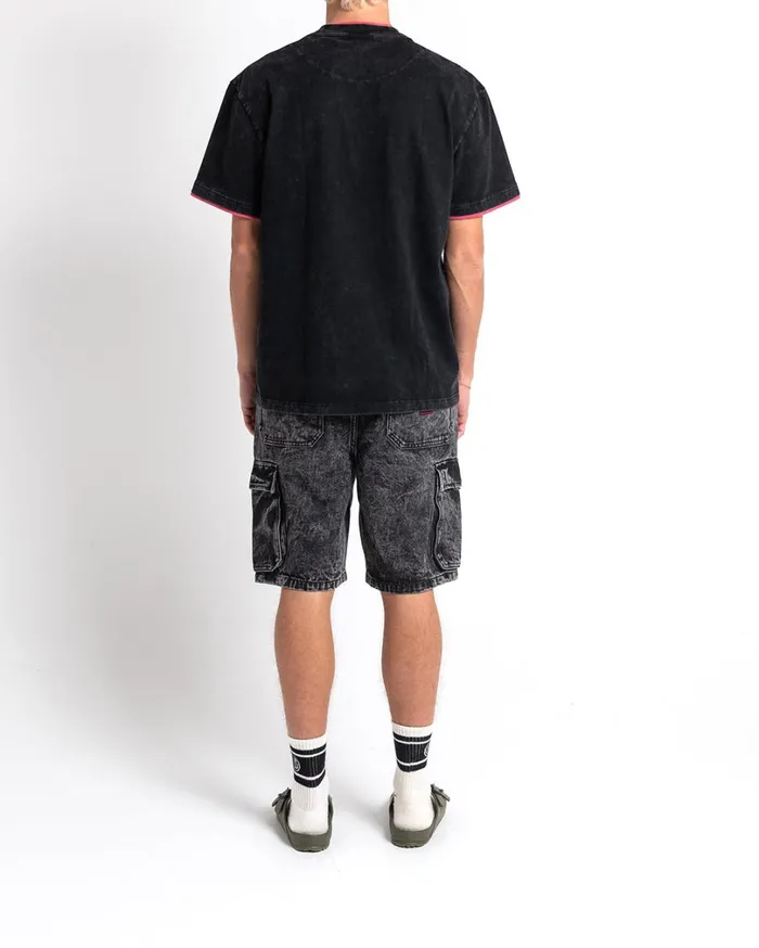 Burly Cargo Short 8211 Mid Black Men Deus Ex Machina Shorts Burly Cargo Short 8211 Mid Black Men Deus Ex Machina Shorts