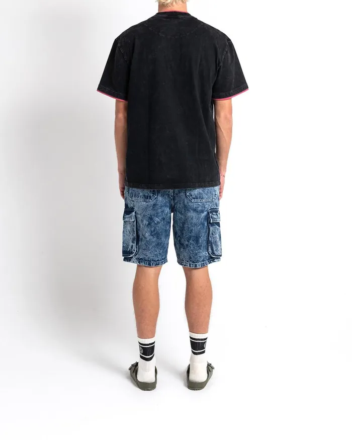 Burly Cargo Short 8211 Mid Indigo Men Deus Ex Machina Shorts Burly Cargo Short 8211 Mid Indigo Men Deus Ex Machina Shorts