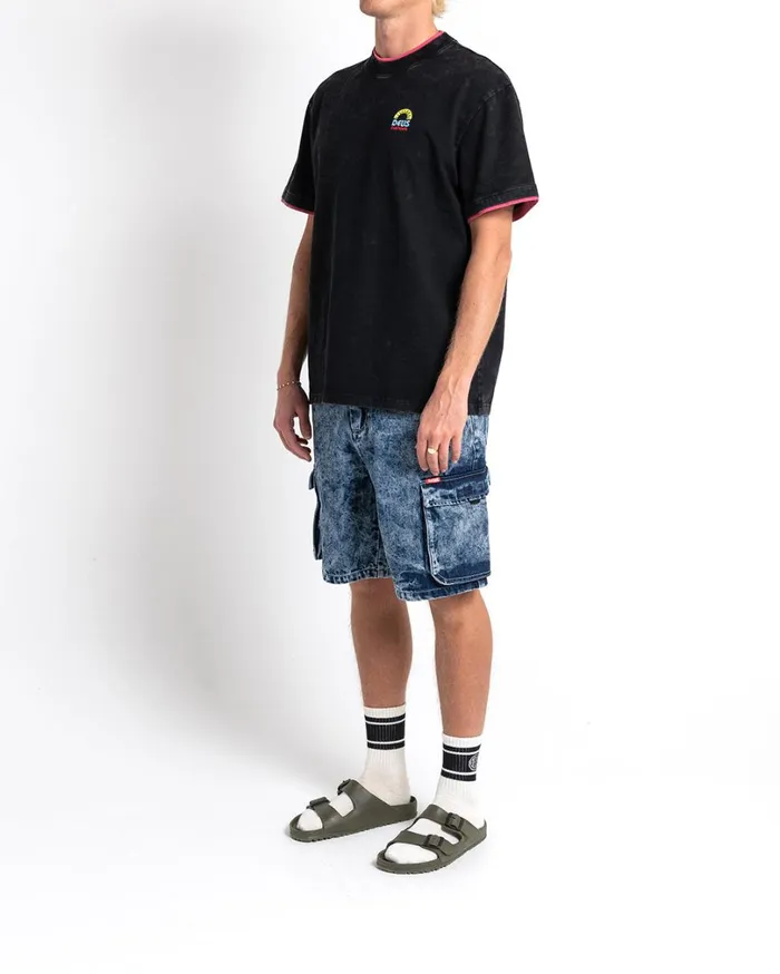 Burly Cargo Short 8211 Mid Indigo Men Deus Ex Machina Shorts Burly Cargo Short 8211 Mid Indigo Men Deus Ex Machina Shorts