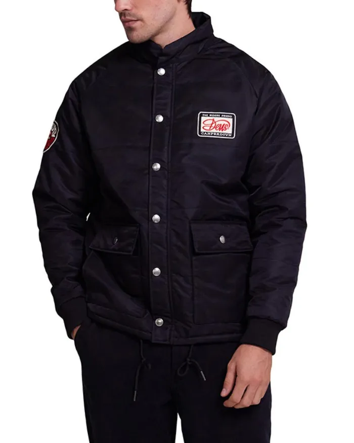 Buzz Racing Jacket 8211 Black MenWomen Deus Ex Machina Jackets