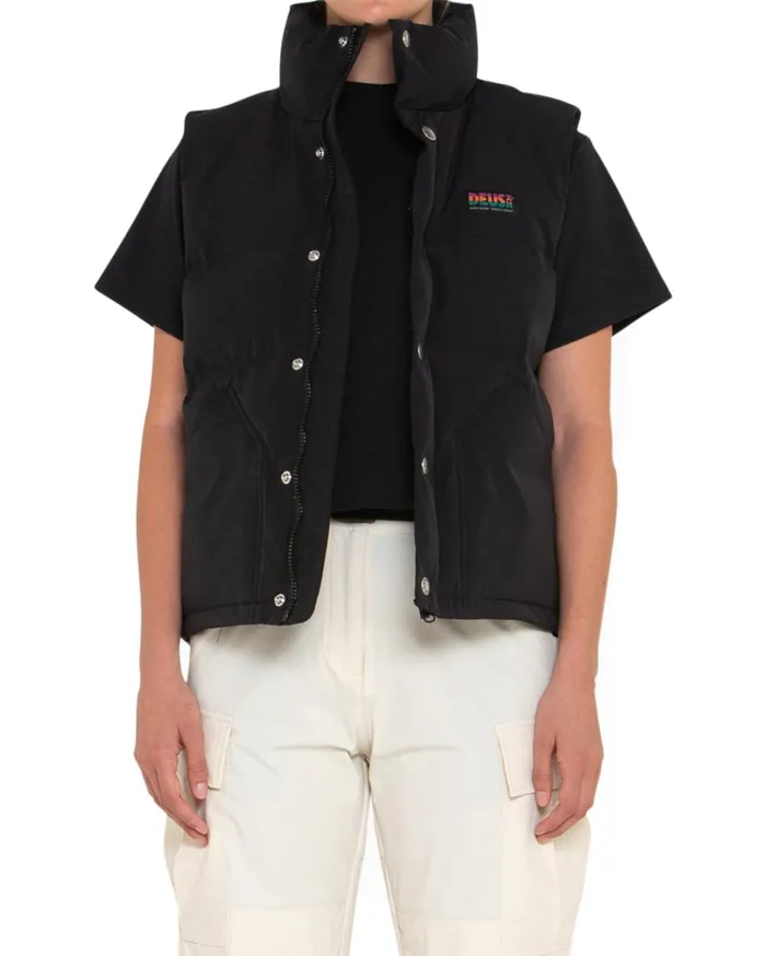 Cadettes Puffer Vest 8211 Black Women Deus Ex Machina Outerwear