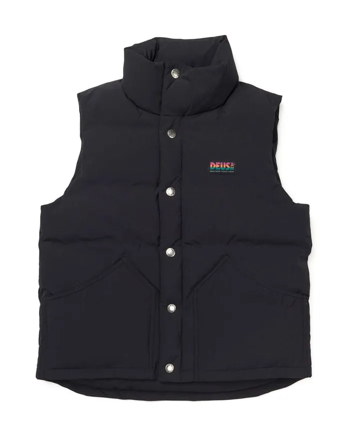 Cadettes Puffer Vest 8211 Black Women Deus Ex Machina Outerwear Cadettes Puffer Vest 8211 Black Women Deus Ex Machina Outerwear