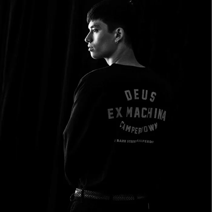 Camperdown Address Long Sleeve Tee 8211 Black Men Deus Ex Machina Classics Camperdown Address Long Sleeve Tee 8211 Black Men Deus Ex Machina Classics