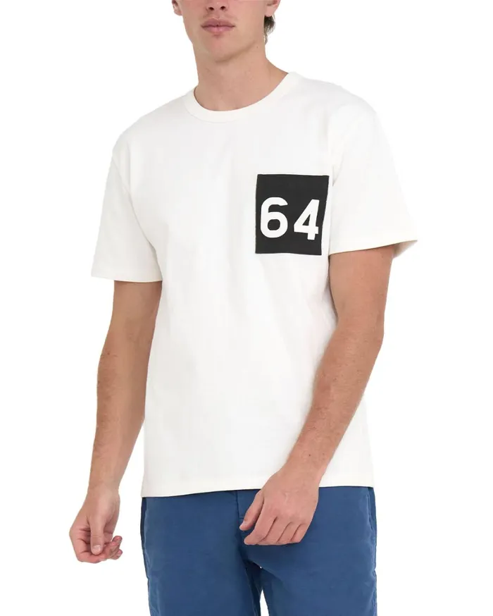 Camperdown Address Tee 8211 Vintage White Men Deus Ex Machina Tees