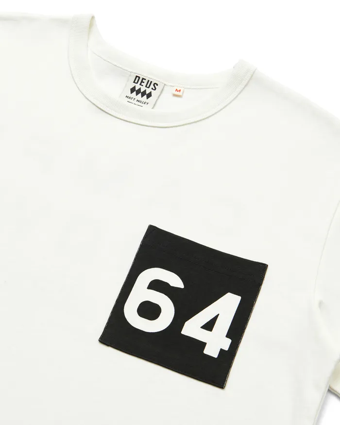 Camperdown Address Tee 8211 Vintage White Men Deus Ex Machina Tees Camperdown Address Tee 8211 Vintage White Men Deus Ex Machina Tees