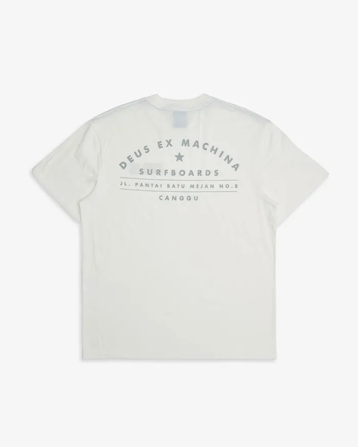 Canggu Surf Tee Vintage White Men Deus Ex Machina Tees Canggu Surf Tee Vintage White Men Deus Ex Machina Tees