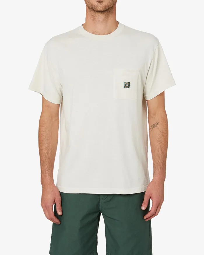 Canyon Pocket Tee Box Fit 8211 Dirty White Men Deus Ex Machina Tees