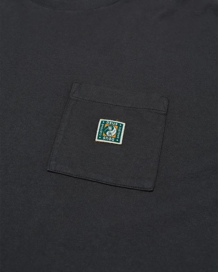 Canyon Pocket Tee Box Fit 8211 Phantom Black Men Deus Ex Machina Tees Canyon Pocket Tee Box Fit 8211 Phantom Black Men Deus Ex Machina Tees