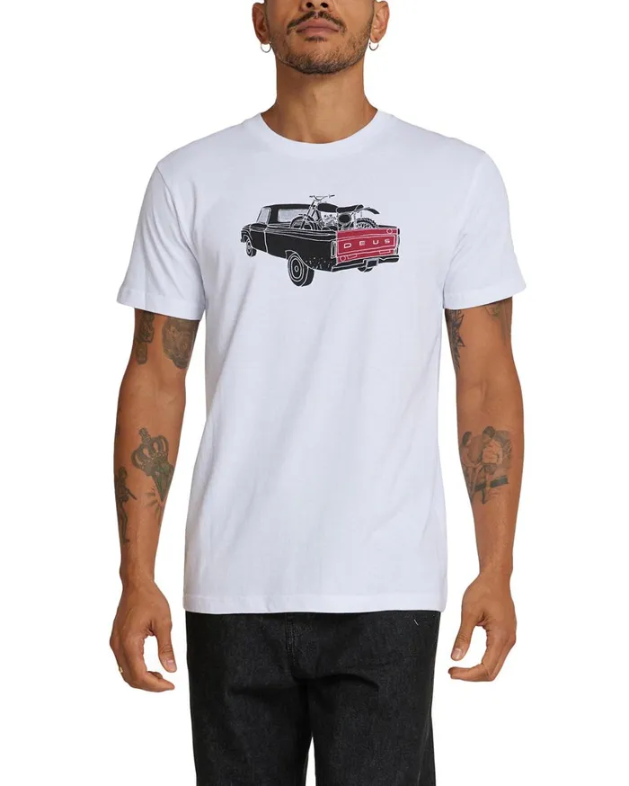 Carby Pickup Tee 8211 White MenWomen Deus Ex Machina Tees