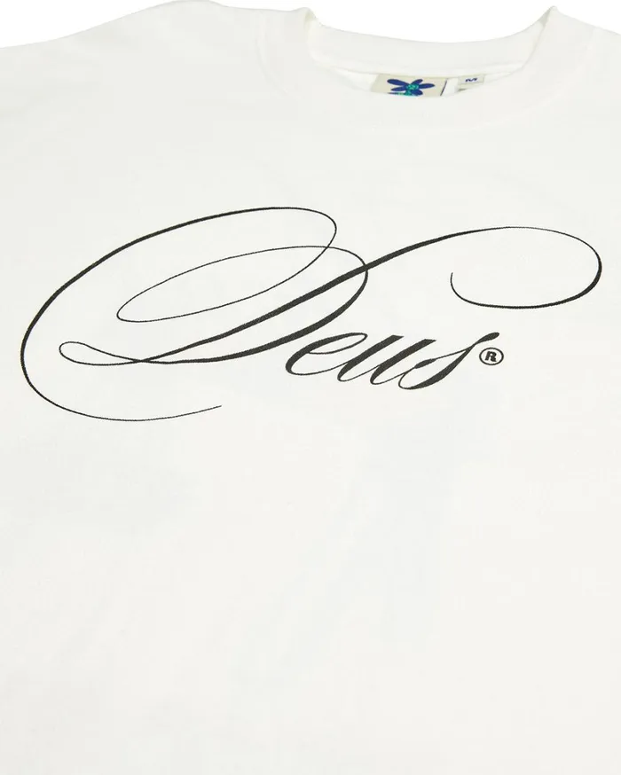 Caution Tee 8211 Vintage White Men Deus Ex Machina Tees Caution Tee 8211 Vintage White Men Deus Ex Machina Tees