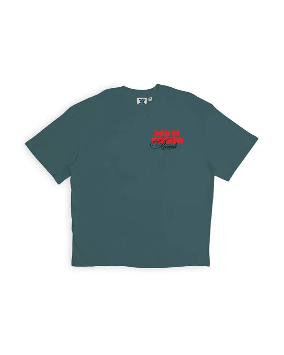 Caution Tee 8211 Work Green Men Deus Ex Machina Tees