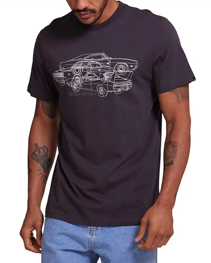 Charger Tee 8211 Anthracite Men Deus Ex Machina Tees
