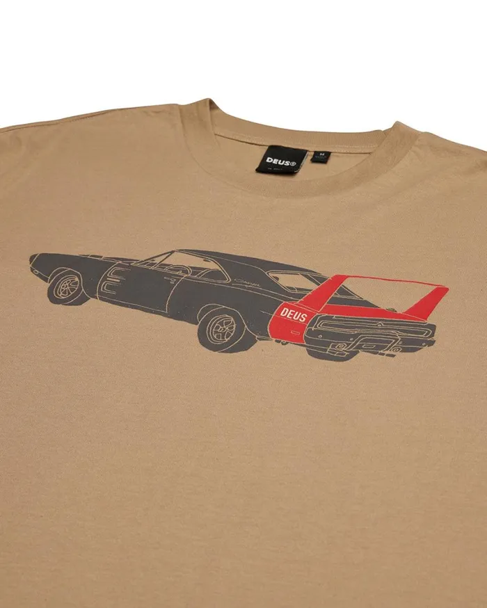 Charger Tee 8211 Khaki Men Deus Ex Machina Tees Charger Tee 8211 Khaki Men Deus Ex Machina Tees