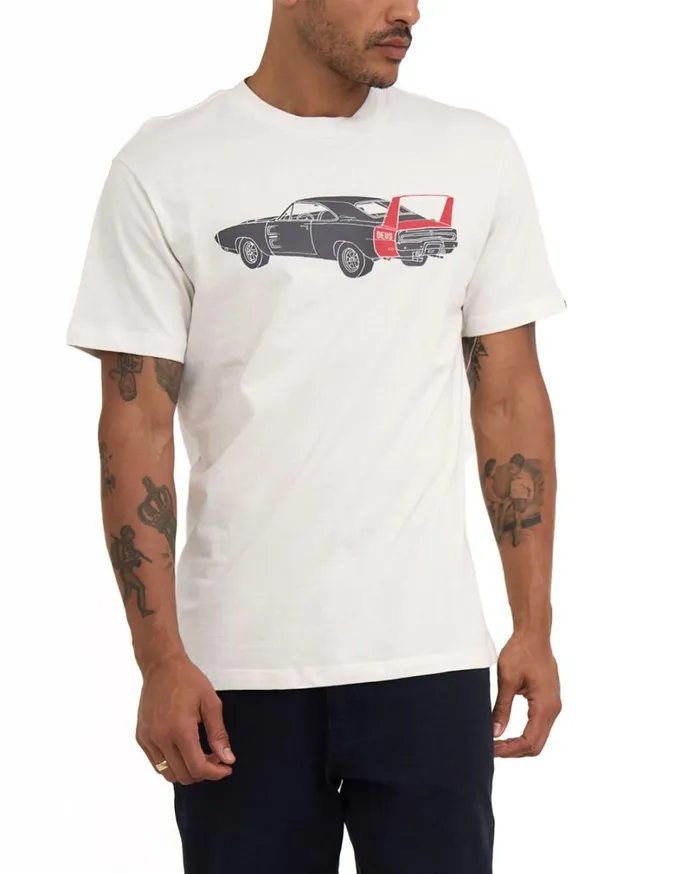 Charger Tee 8211 Vintage White Men Deus Ex Machina Tees