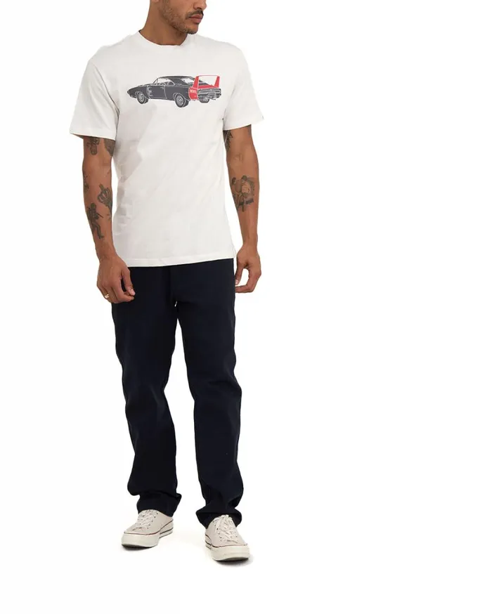 Charger Tee 8211 Vintage White Men Deus Ex Machina Tees Charger Tee 8211 Vintage White Men Deus Ex Machina Tees