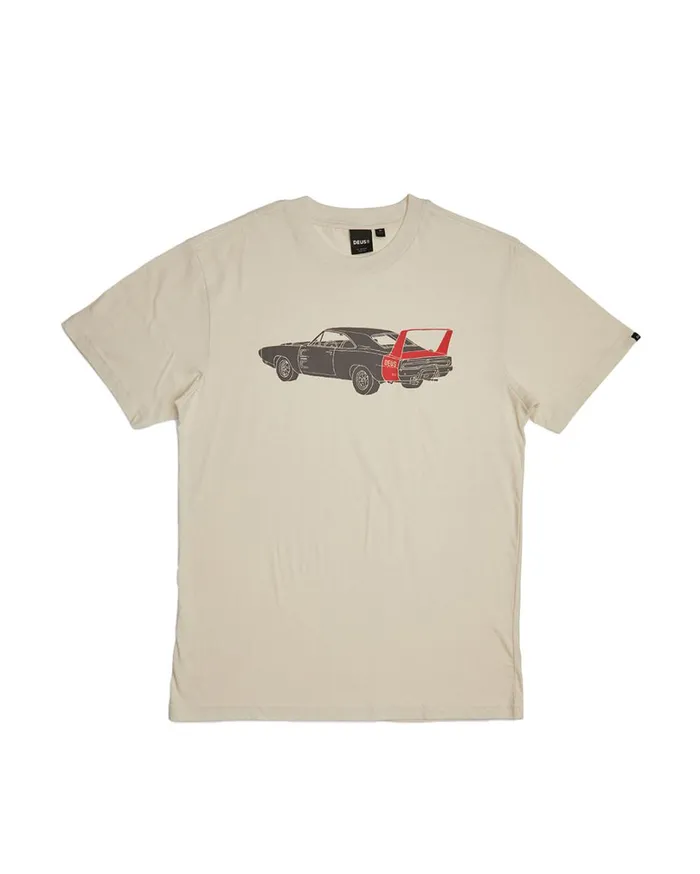 Charger Tee 8211 Vintage White Men Deus Ex Machina Tees Charger Tee 8211 Vintage White Men Deus Ex Machina Tees