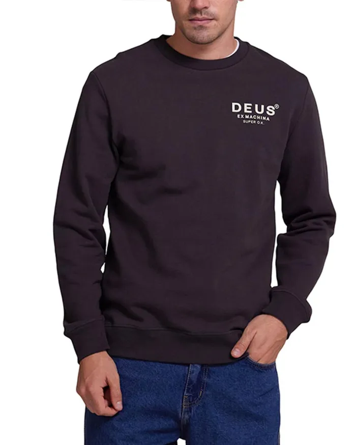 Chatterbox Crew 8211 Anthracite Men Deus Ex Machina Hoodies and Sweaters Chatterbox Crew 8211 Anthracite Men Deus Ex Machina Hoodies and Sweaters