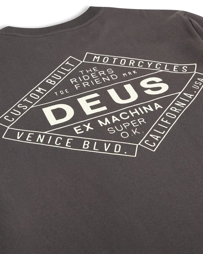 Chatterbox Crew 8211 Anthracite Men Deus Ex Machina Hoodies and Sweaters Chatterbox Crew 8211 Anthracite Men Deus Ex Machina Hoodies and Sweaters
