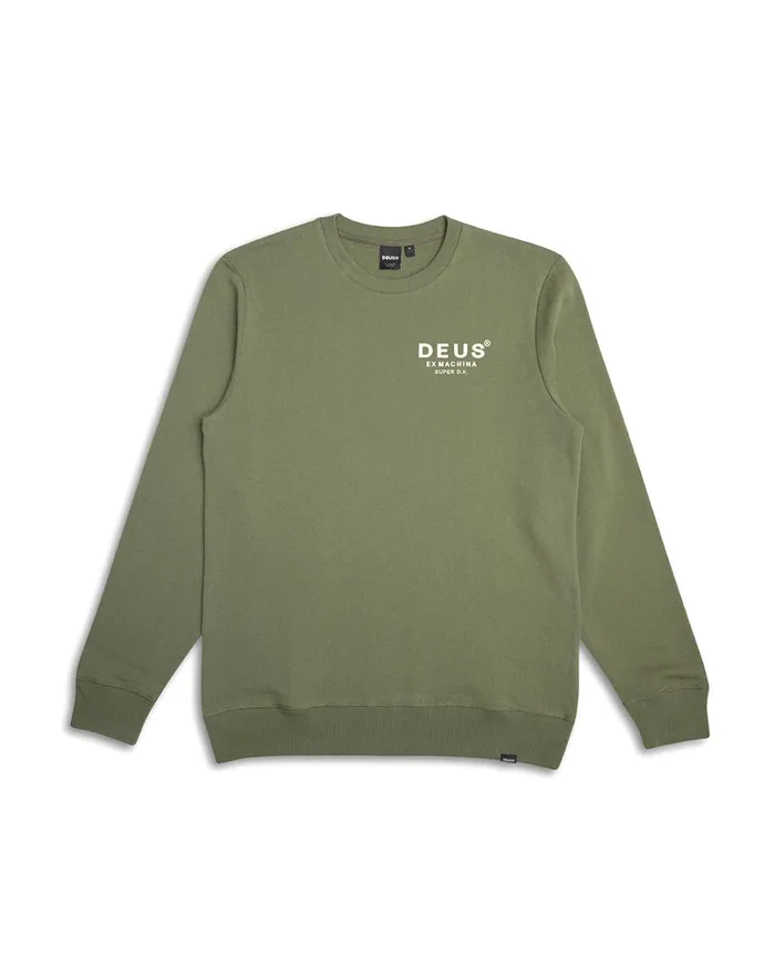 Chatterbox Crew 8211 Lichen Green Men Deus Ex Machina Hoodies and Sweaters Chatterbox Crew 8211 Lichen Green Men Deus Ex Machina Hoodies and Sweaters