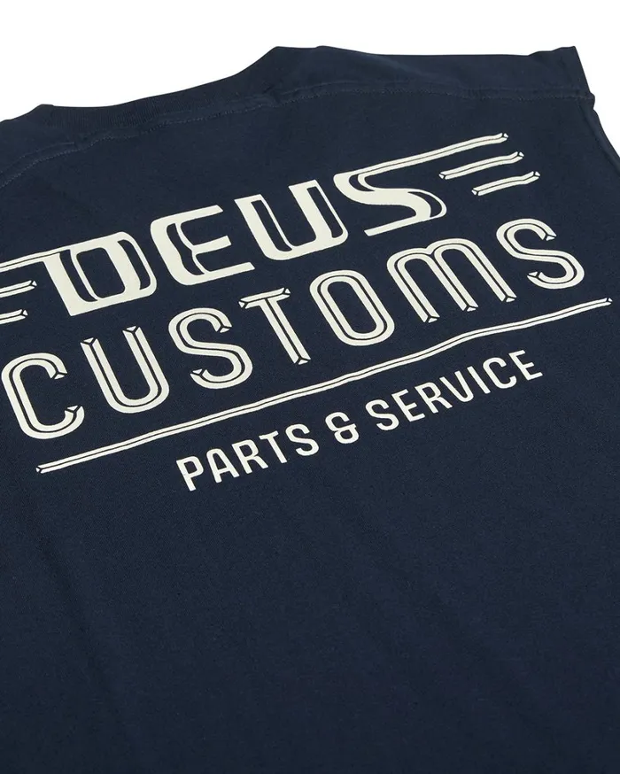 Chrome Muscle 8211 Navy Men Deus Ex Machina Tees Chrome Muscle 8211 Navy Men Deus Ex Machina Tees