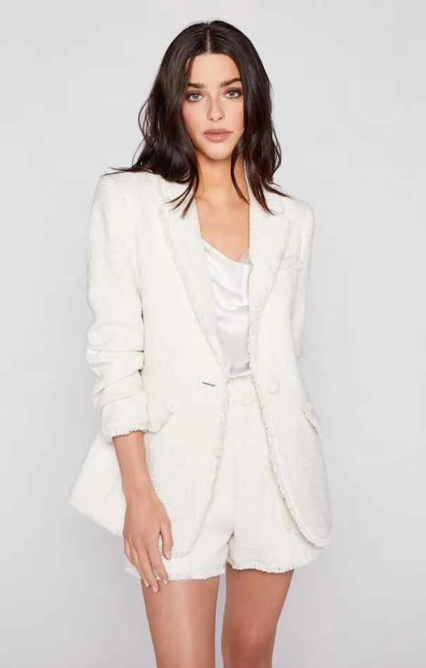 Cinq A Sept Blazers Women Boucle Khloe Blazer Gardenia