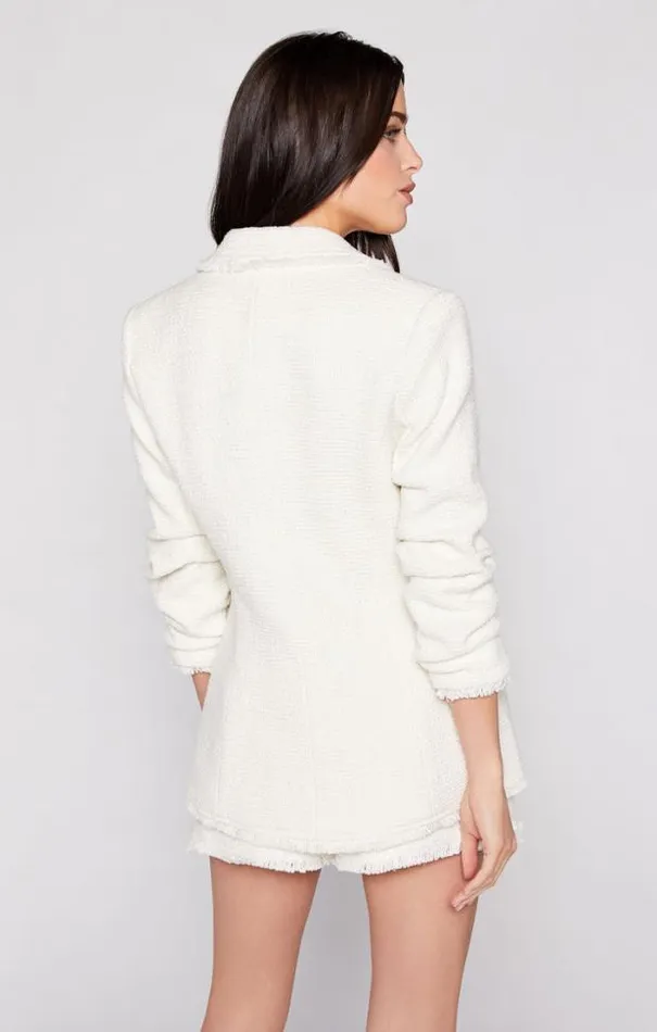 Cinq A Sept Blazers Women Boucle Khloe Blazer Gardenia