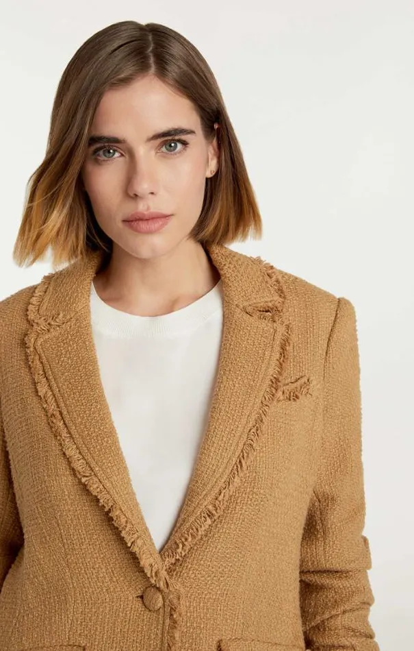 Cinq A Sept Blazers Women Boucle Khloe Blazer Sahara
