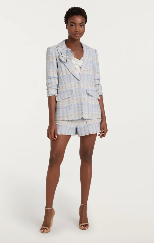 Cinq A Sept Blazers Women Boxweave Pricilla Blazer Skylight