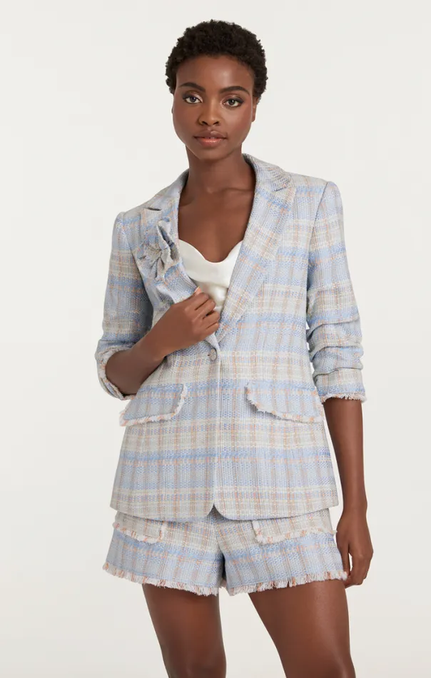 Cinq A Sept Blazers Women Boxweave Pricilla Blazer Skylight