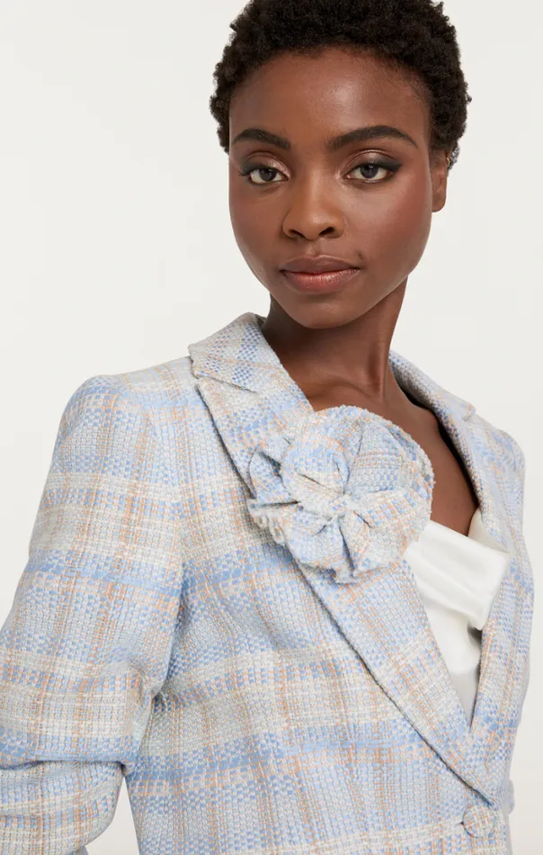 Cinq A Sept Blazers Women Boxweave Pricilla Blazer Skylight