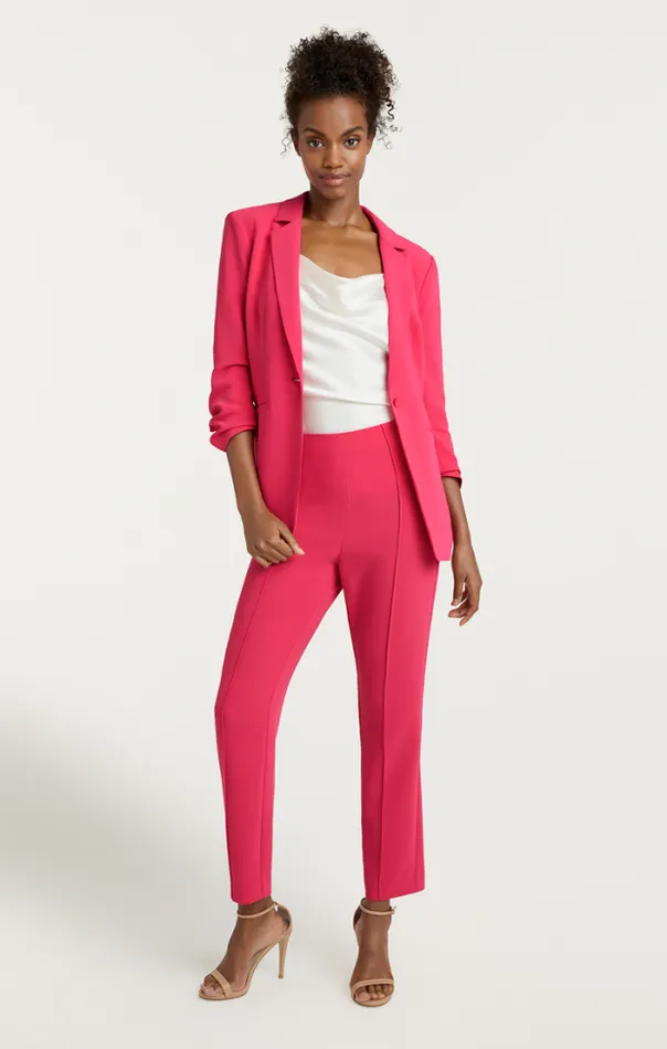 Cinq A Sept Blazers Women Crepe Khloe Blazer Berry Jam