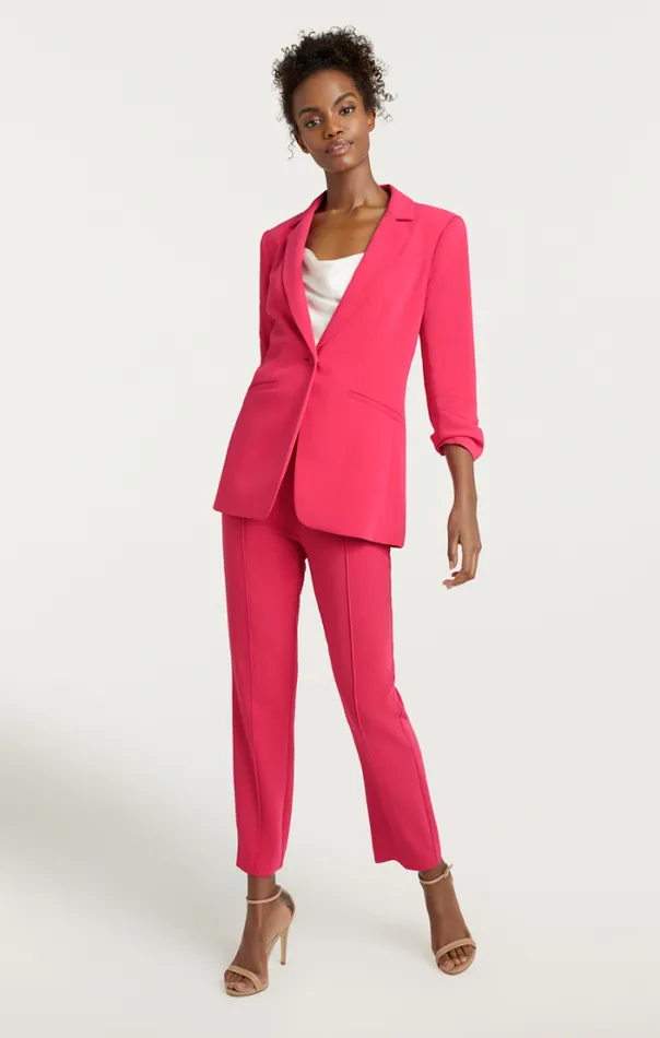 Cinq A Sept Blazers Women Crepe Khloe Blazer Berry Jam