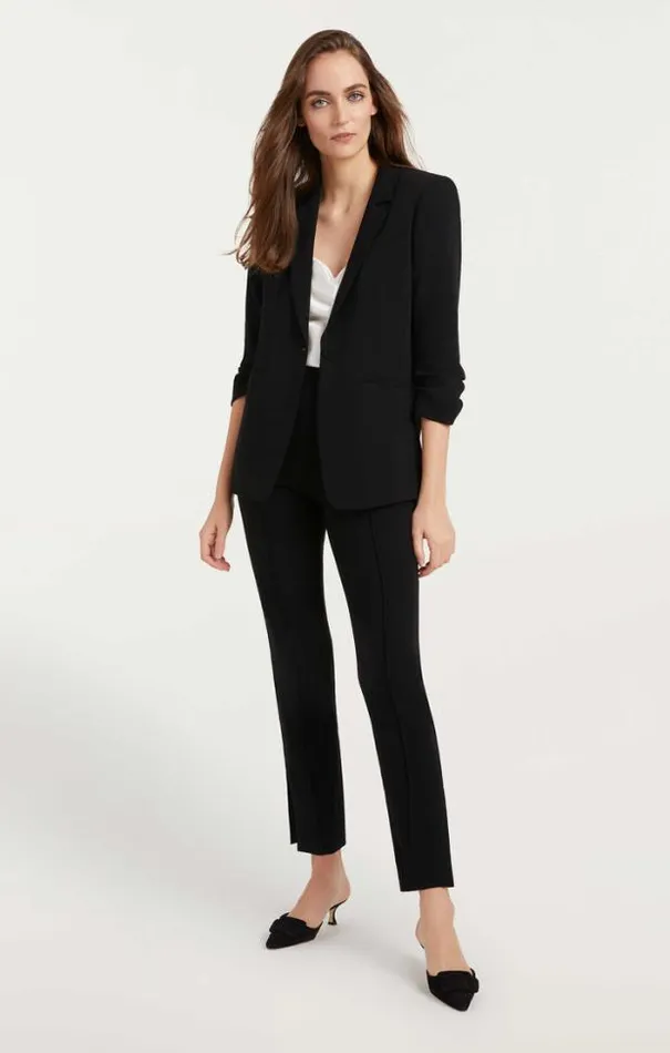 Cinq A Sept Blazers Women Crepe Khloe Blazer Black