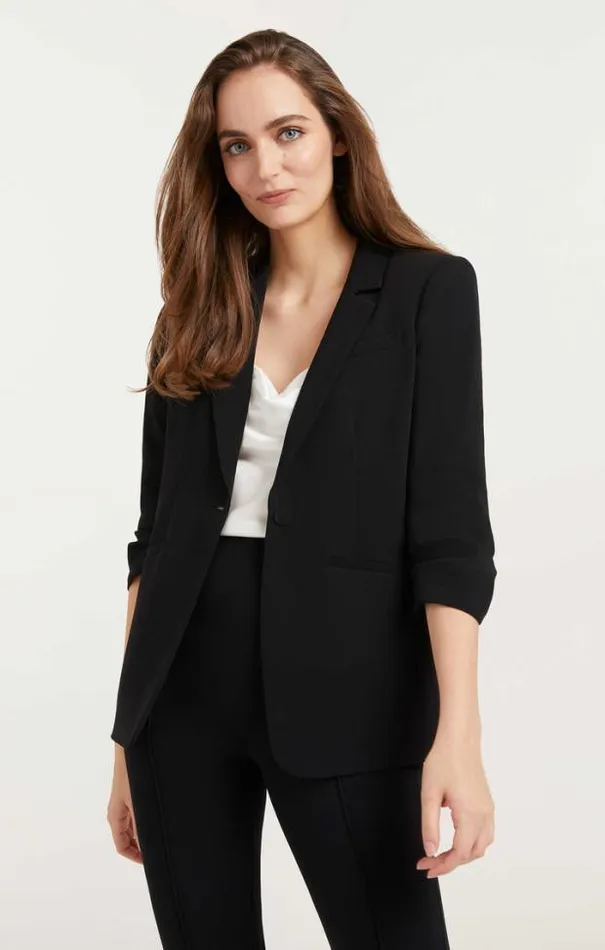 Cinq A Sept Blazers Women Crepe Khloe Blazer Black