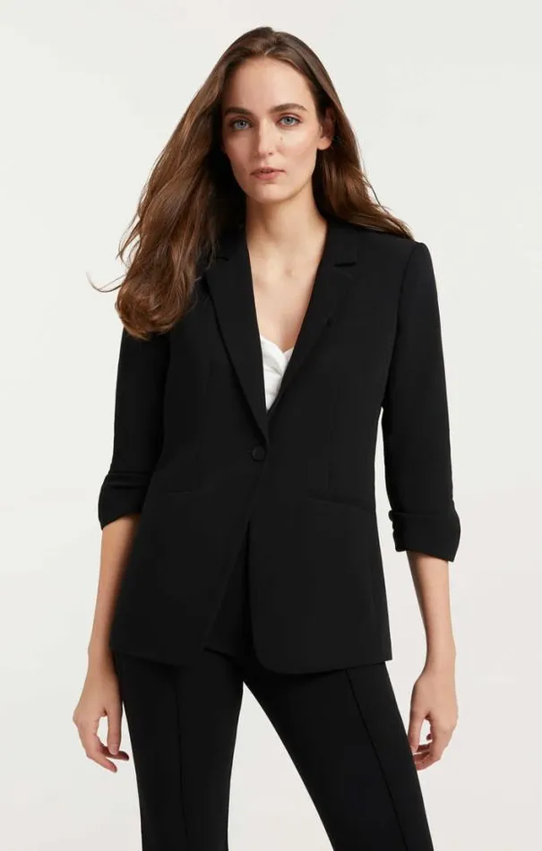 Cinq A Sept Blazers Women Crepe Khloe Blazer Black