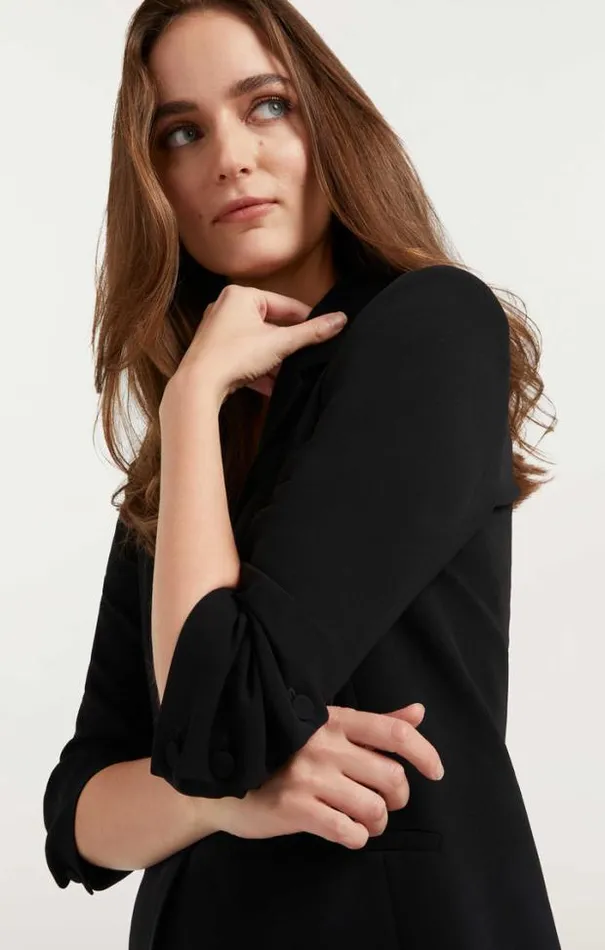 Cinq A Sept Blazers Women Crepe Khloe Blazer Black