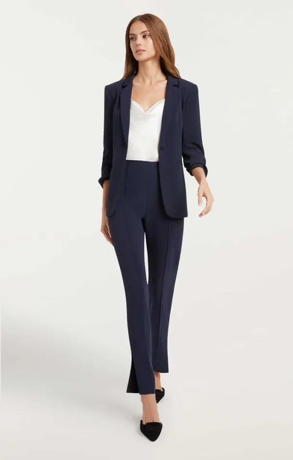 Cinq A Sept Blazers Women Crepe Khloe Blazer Navy