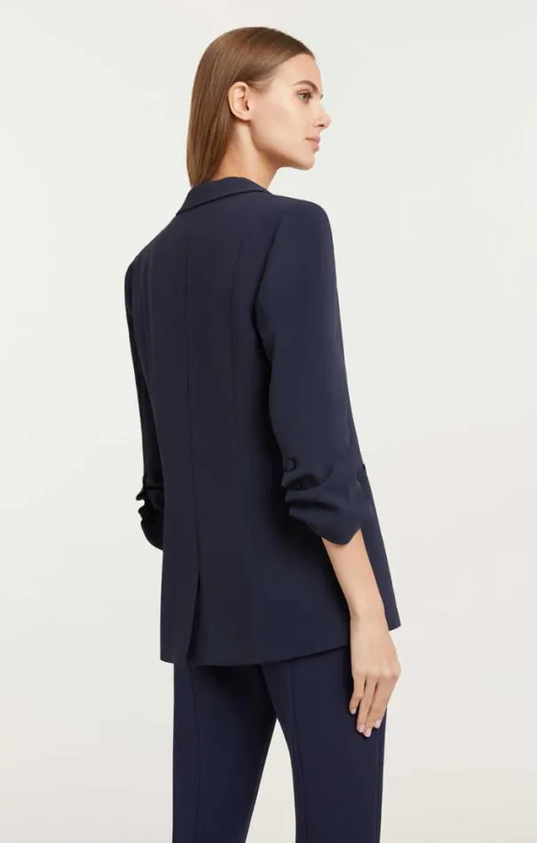 Cinq A Sept Blazers Women Crepe Khloe Blazer Navy