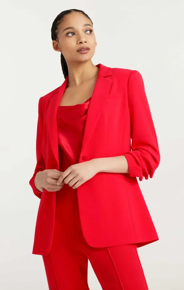 Cinq A Sept Blazers Women Crepe Khloe Blazer Rose