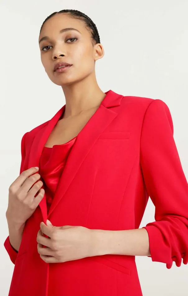 Cinq A Sept Blazers Women Crepe Khloe Blazer Rose