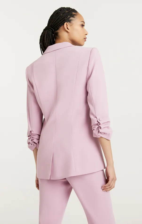 Cinq A Sept Blazers Women Crepe Khloe Blazer Warm Mauve