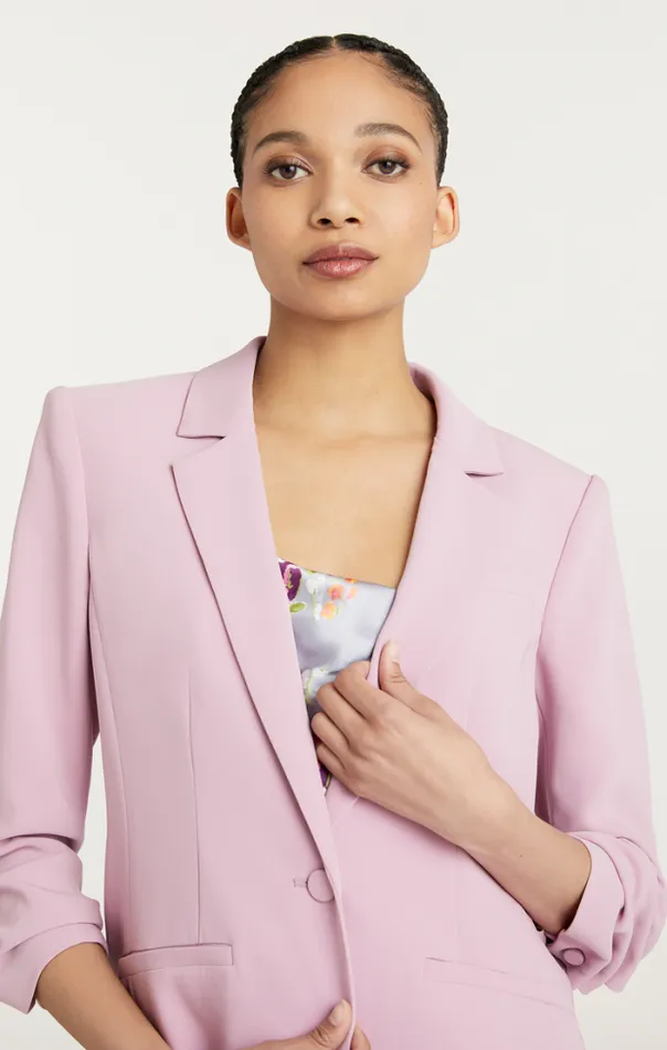 Cinq A Sept Blazers Women Crepe Khloe Blazer Warm Mauve