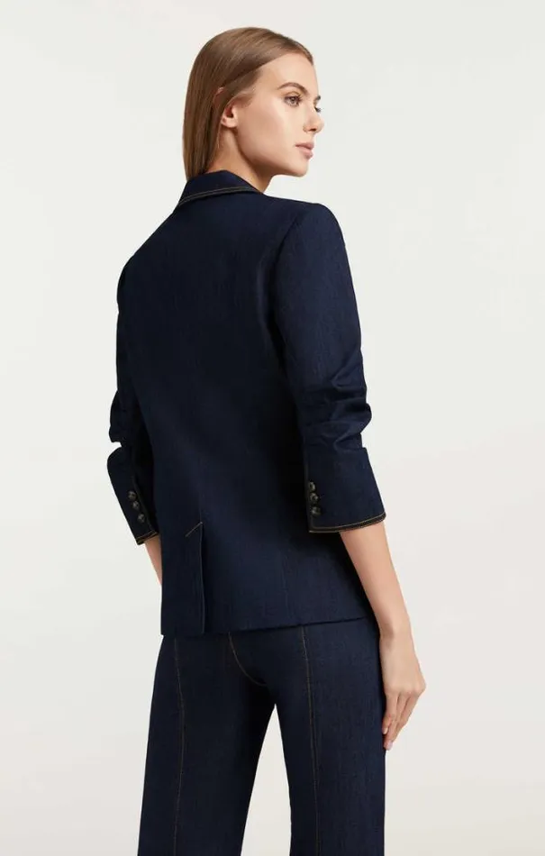 Cinq A Sept Blazers Women Denim Khloe Blazer Indigo