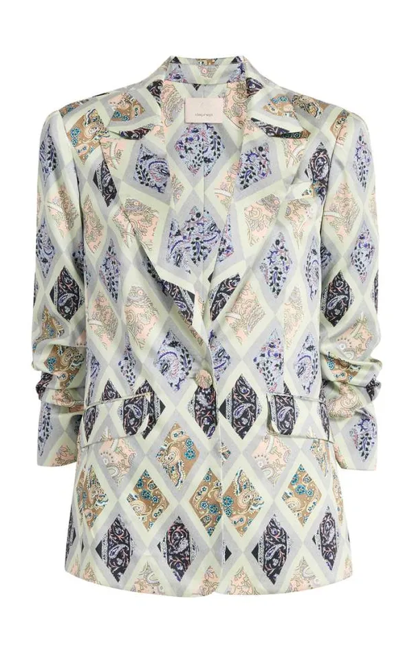 Cinq A Sept Blazers Women Diamond Sea Kylie Blazer Celadon Multi