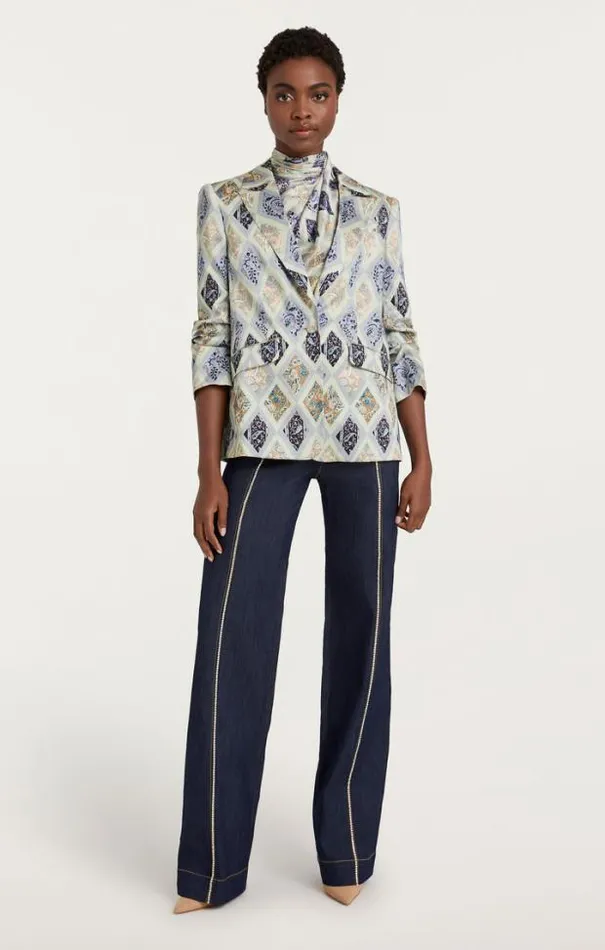 Cinq A Sept Blazers Women Diamond Sea Kylie Blazer Celadon Multi